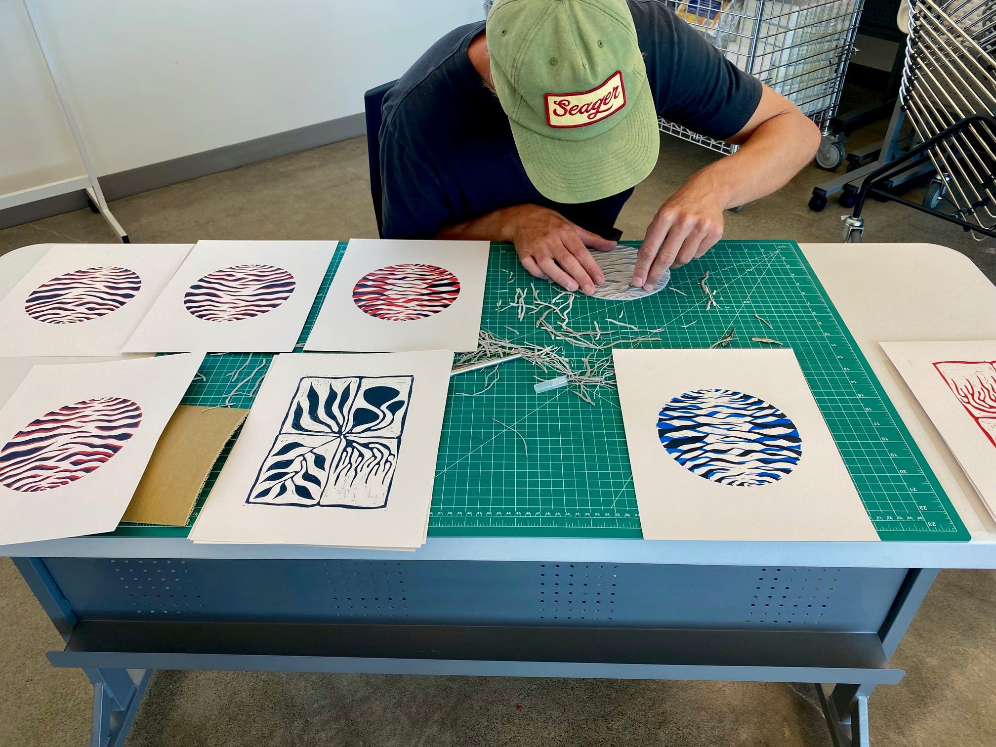 Linocut Printmaking Basics @ Pacific View