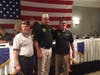 Past Post Cmdr in Chief Tom Pouliot, Joe Beal, and State Cmdr Jim Delancy