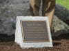 Bronze plaque honoring Jason D. Lewis