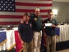 John Kennedy Accepts with Post Commander Joseph Beal an Award from Former VFW State Commander James Delancy for Exceptional Continued Growth, Community Service Performance  and Recruiting Success Over the Past Three Years