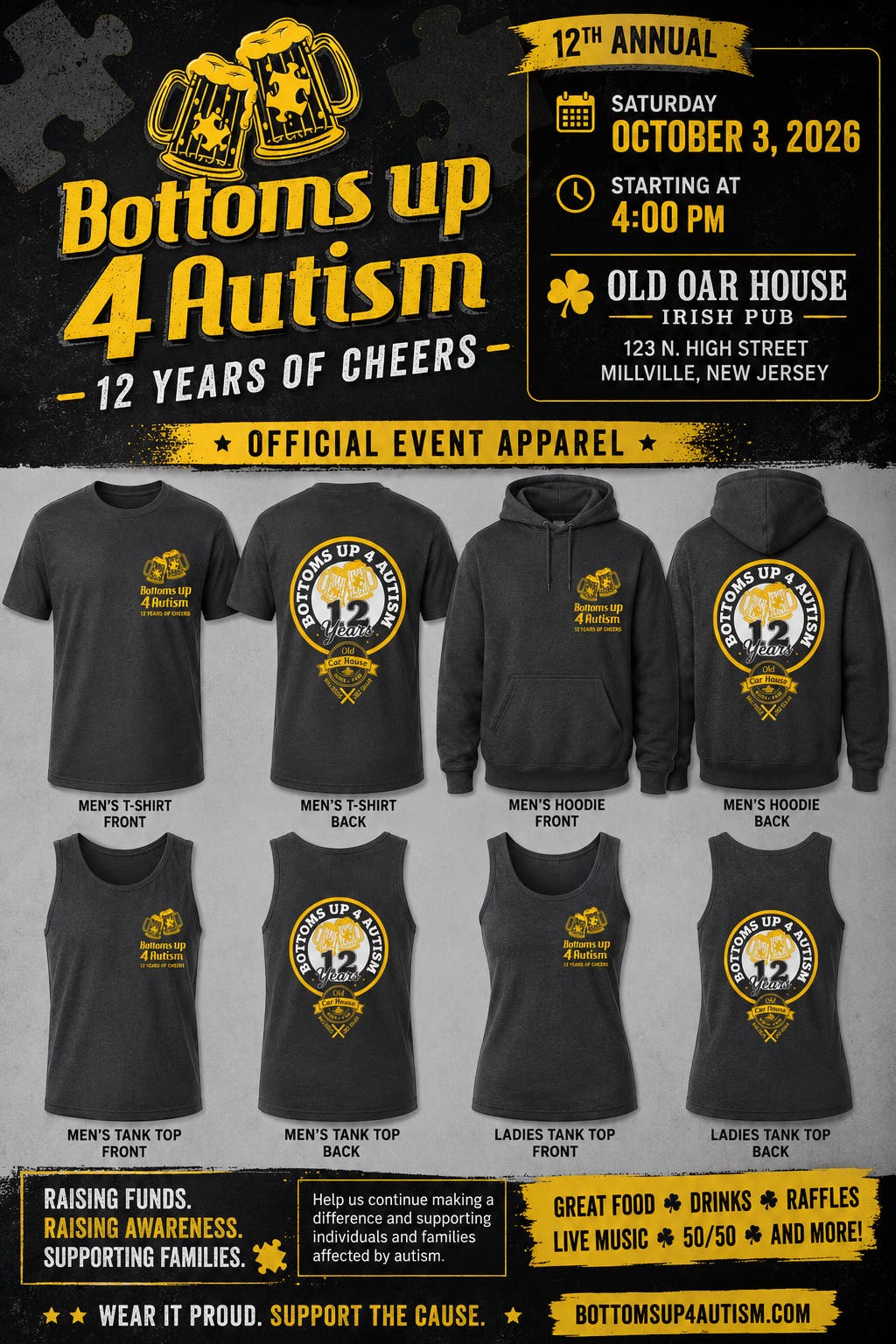 Bottoms Up 4 Autism !