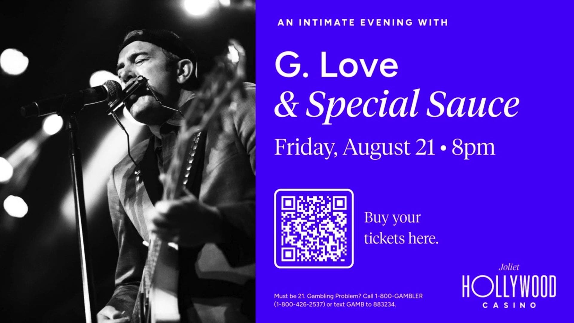 An Intimate Evening with  G. LOVE & SPECIAL SAUCE @ HOLLYWOOD CASINO JOLIET