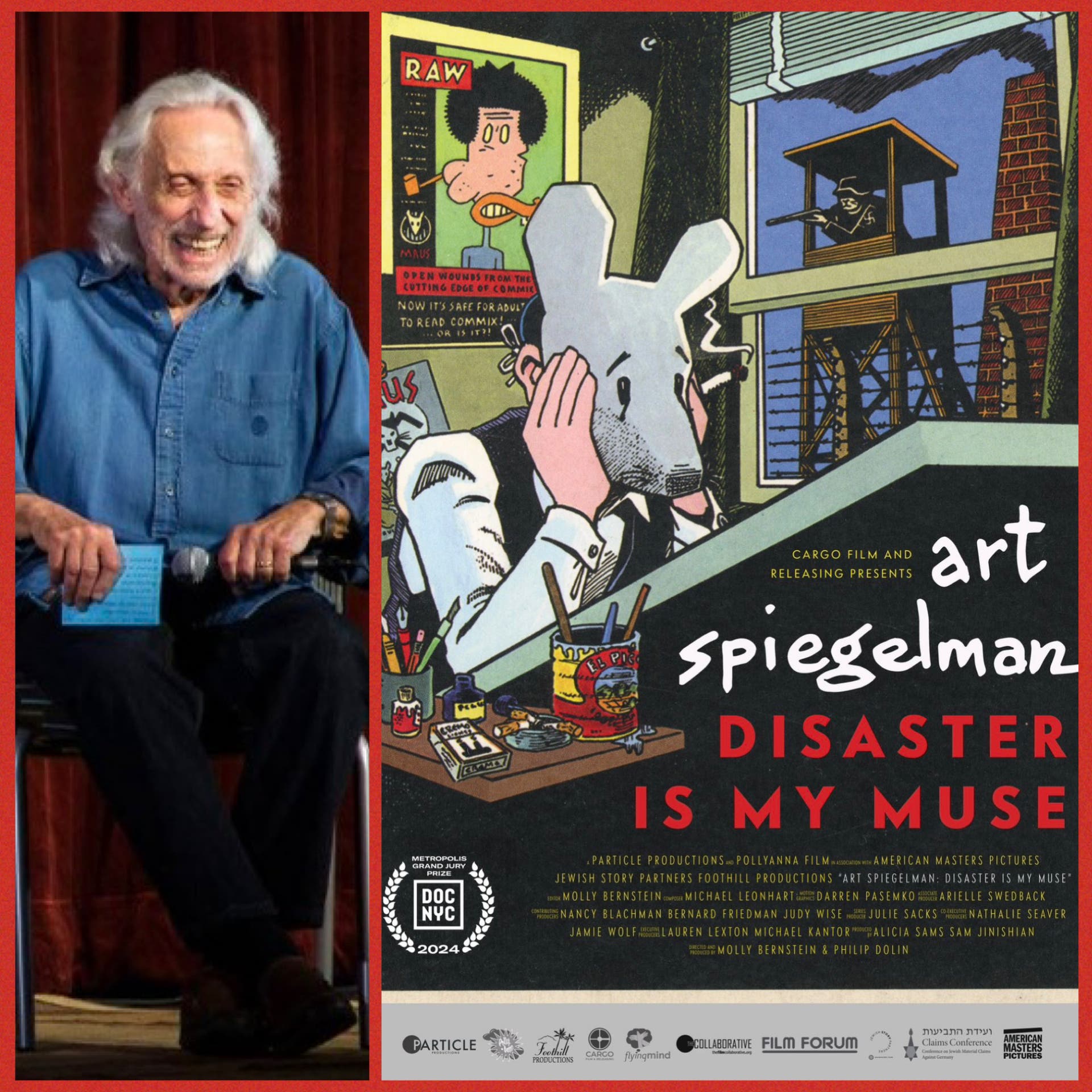 Free Community Screening of Art Spiegelman: Disaster Is My Muse Honors Harford County Resident and C
