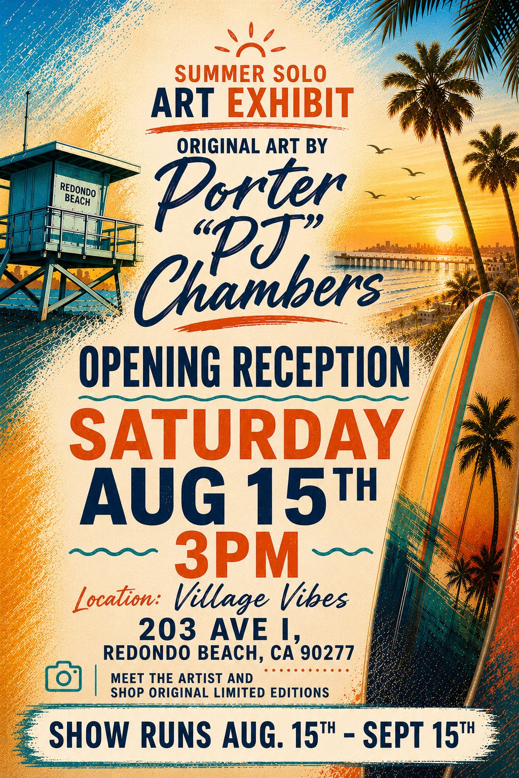 Summer Solo Art Exhibit: Porter "PJ" Chambers