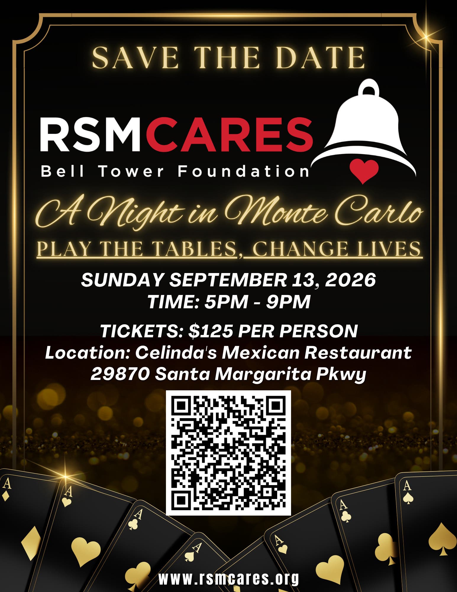 RSM Cares "A Night in Monte Carlo" Help us feed our neighbors in need
