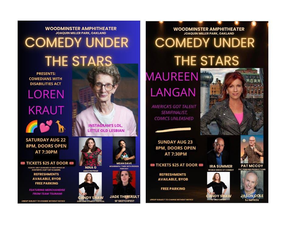Comedy Under The Stars: Comedians With Disabilities Act & Maureen Langan