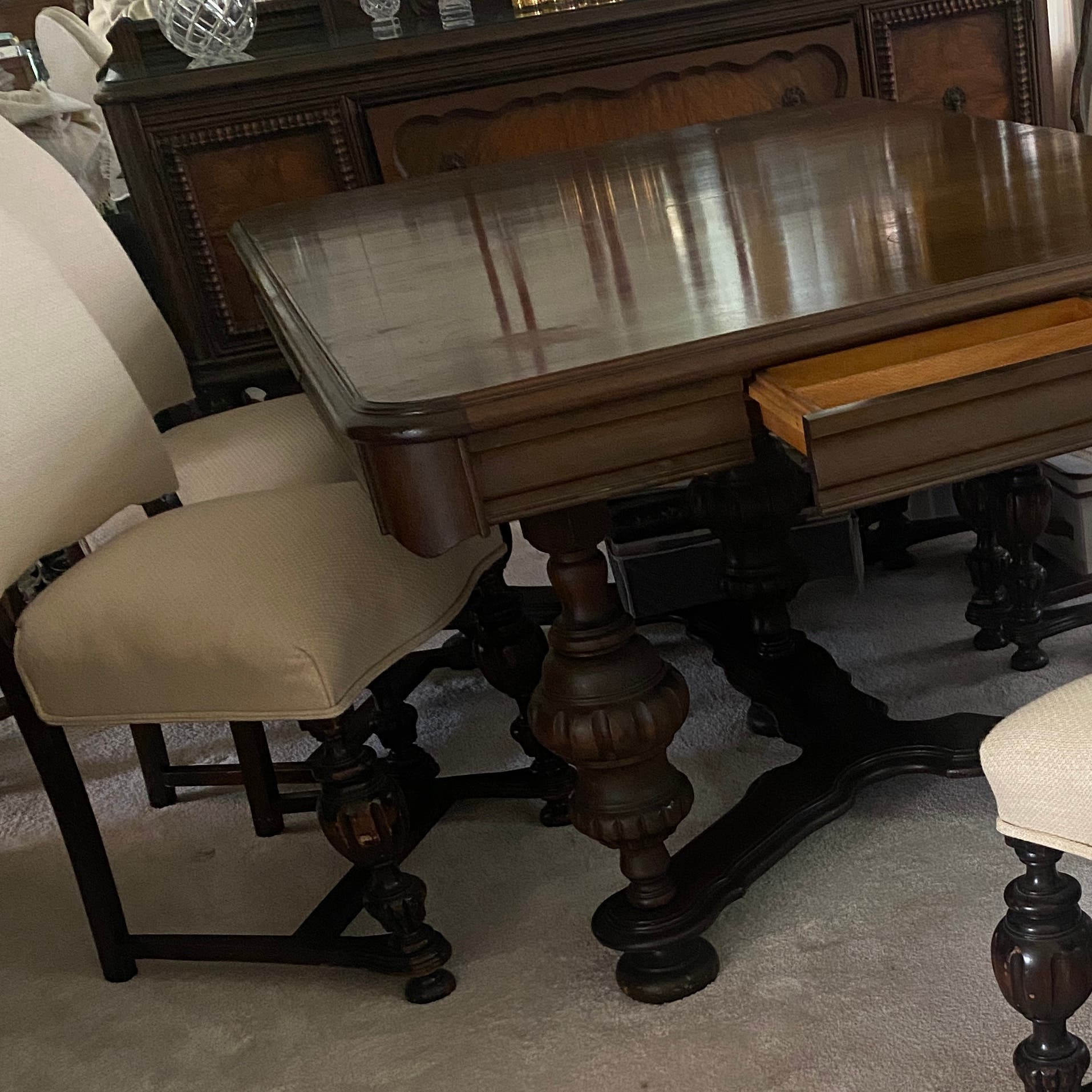 Antique dining room set circa 1930s