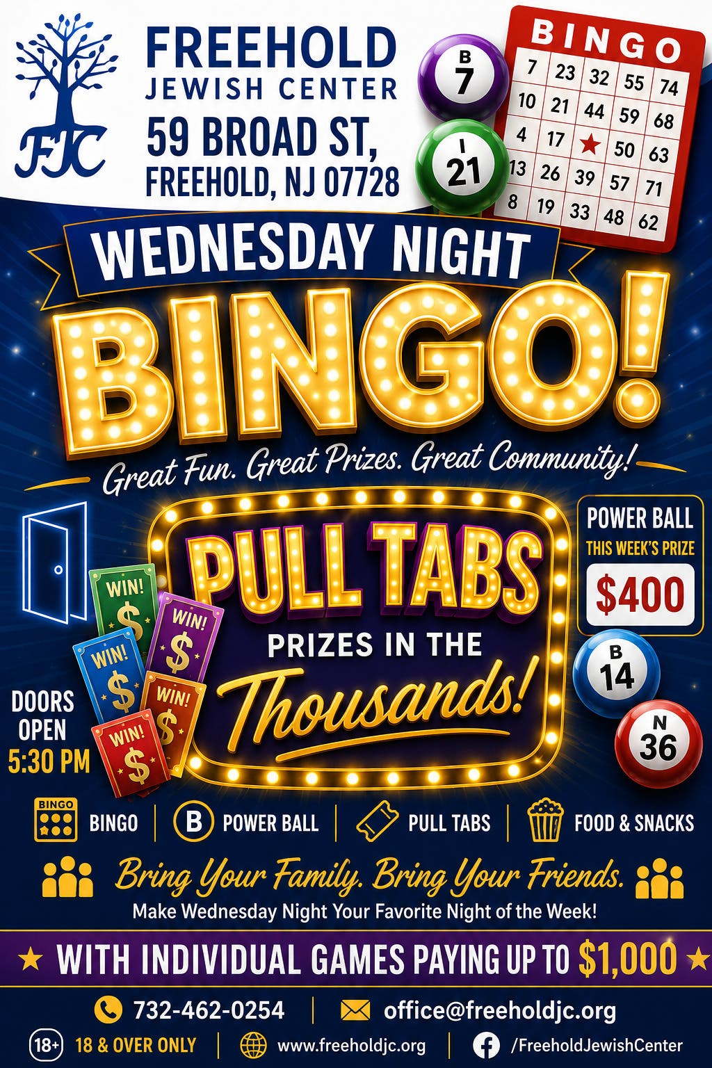 Bingo Every Wednesday