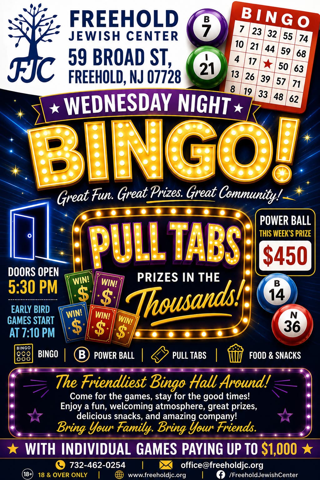 Wednesday Night Bingo