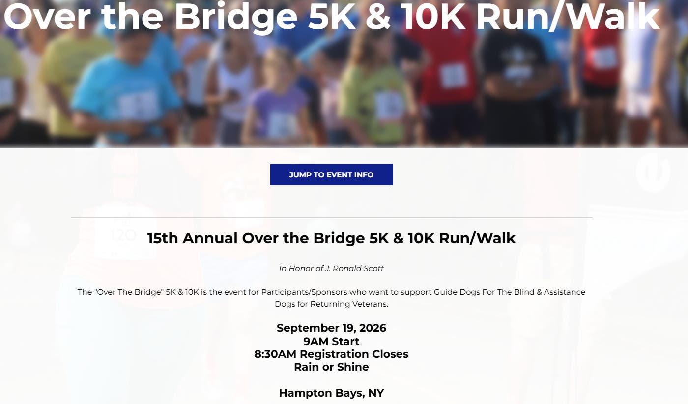 15th Annual Over the Bridge 5K & 10K Run/Walk