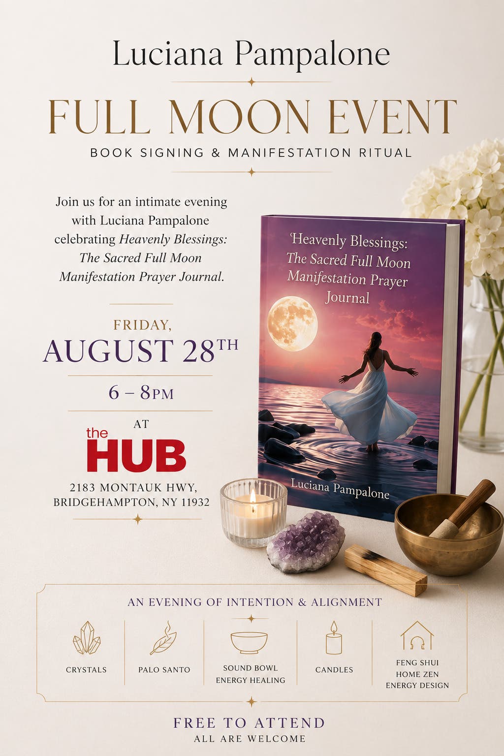 The HUB Presents Full Moon Manifestation with Luciana Pampalone