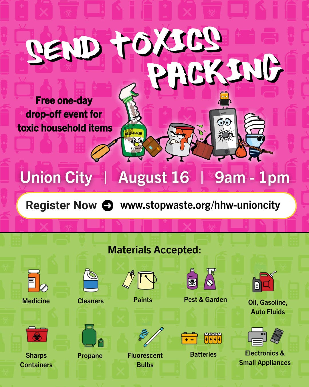 Free Household Hazardous Waste Drop-Off Event