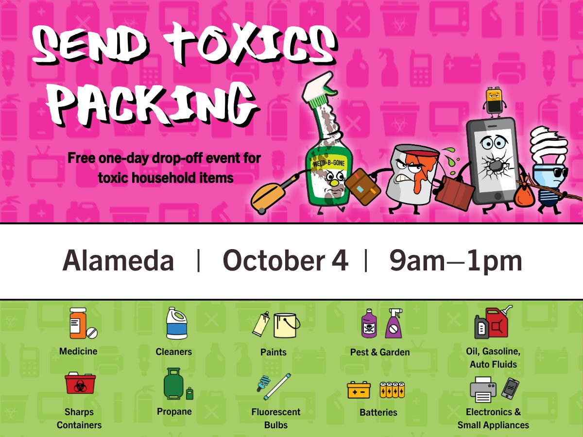Free Household Hazardous Waste Drop-Off - Sunday 10/4