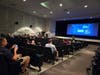A view from the audience while Cadet Technical Sergeant Cooper S. Scarborough of Scott Air Force Base proving is testimony at the Scott Composite Squadron Open House, 11 August 2026 at Scott Air Force Base, Illinois