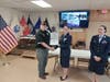 C/1Lt Makenzie Waldon receives the Veterans of Foreign Wars Outstanding Cadet Officer of the Year Award, 3 February 2026