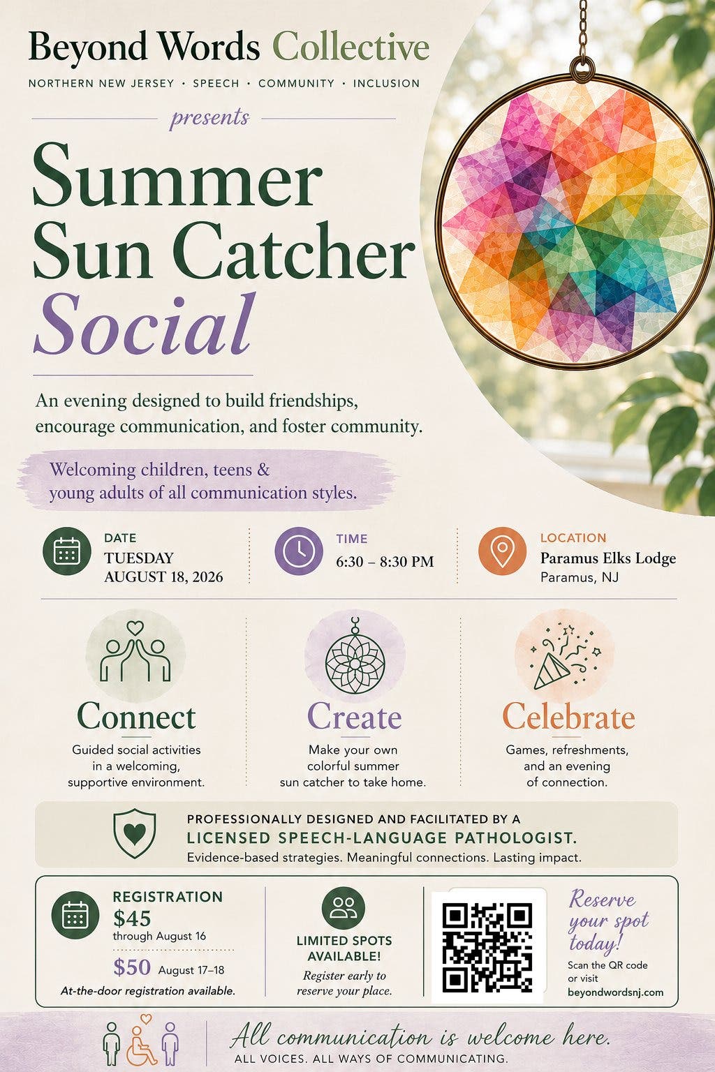 Summer Sun Catcher Social