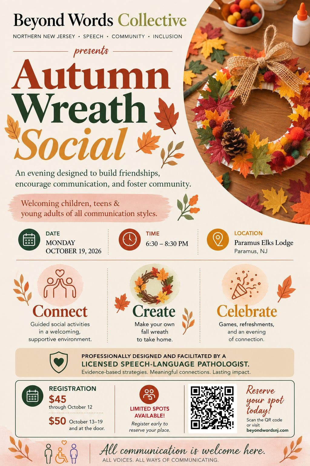 Autumn Wreath Social
