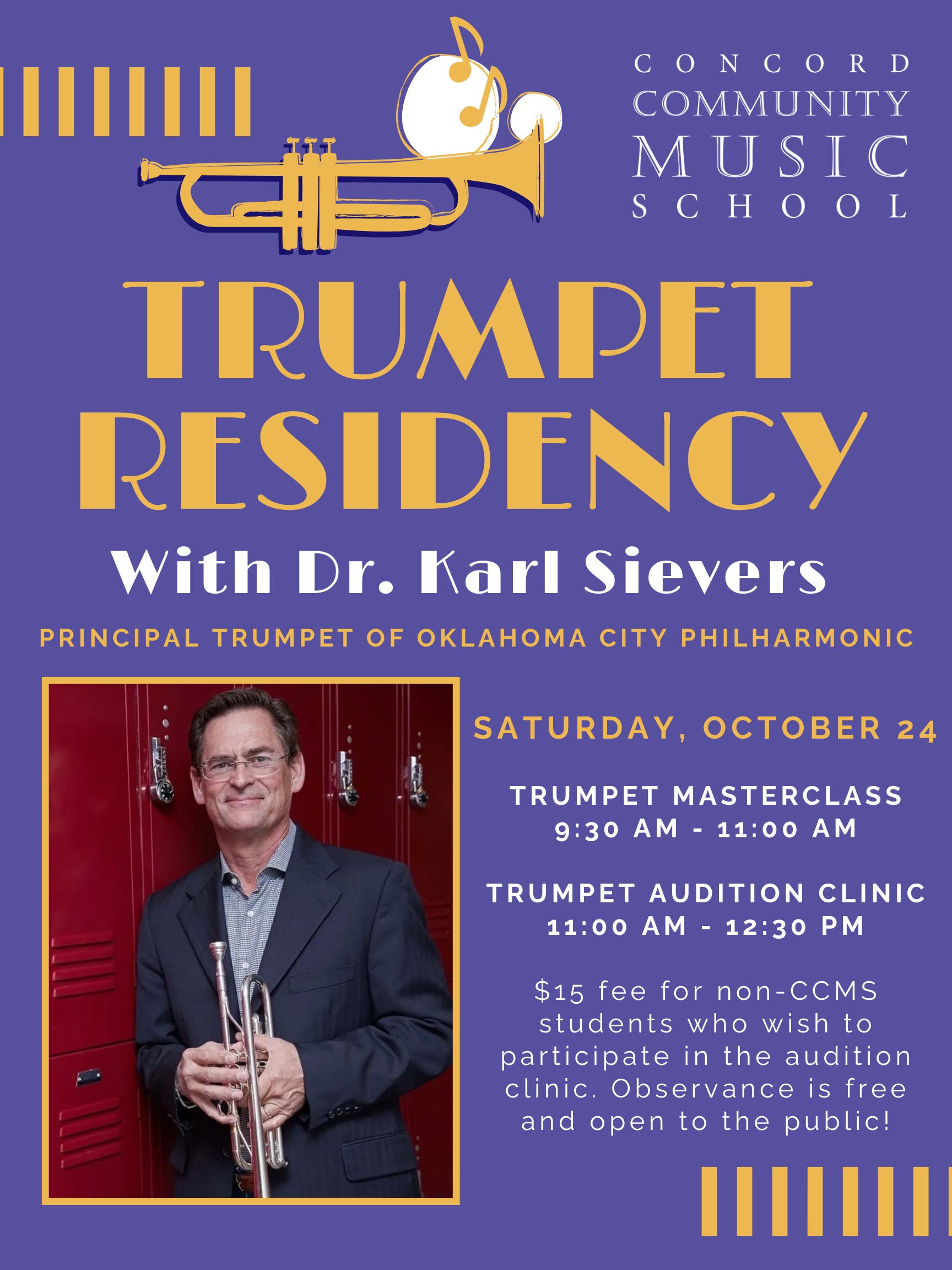 NH Trumpet Residency with Dr. Karl Sievers