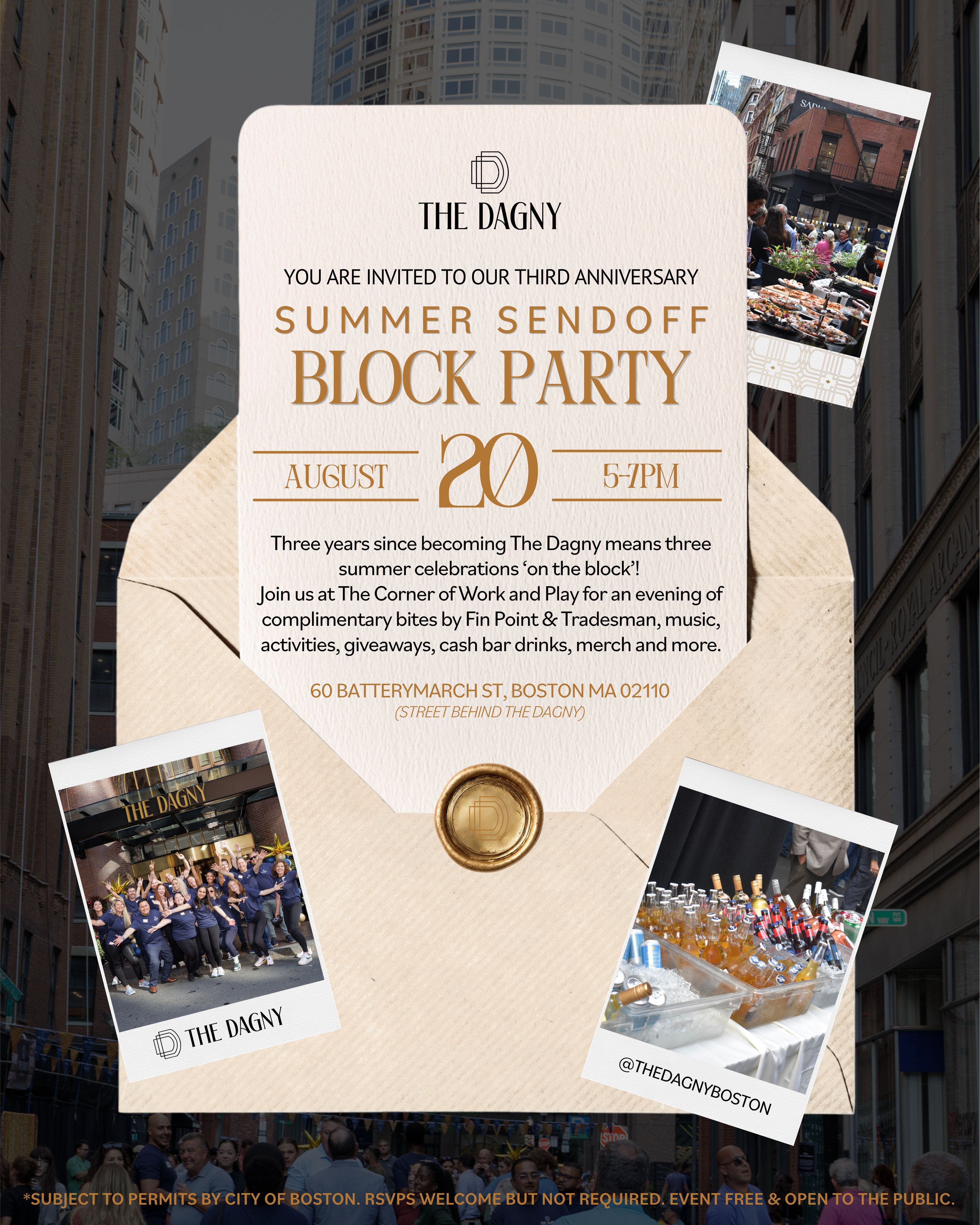 The Dagny’s Summer Sendoff Block Party