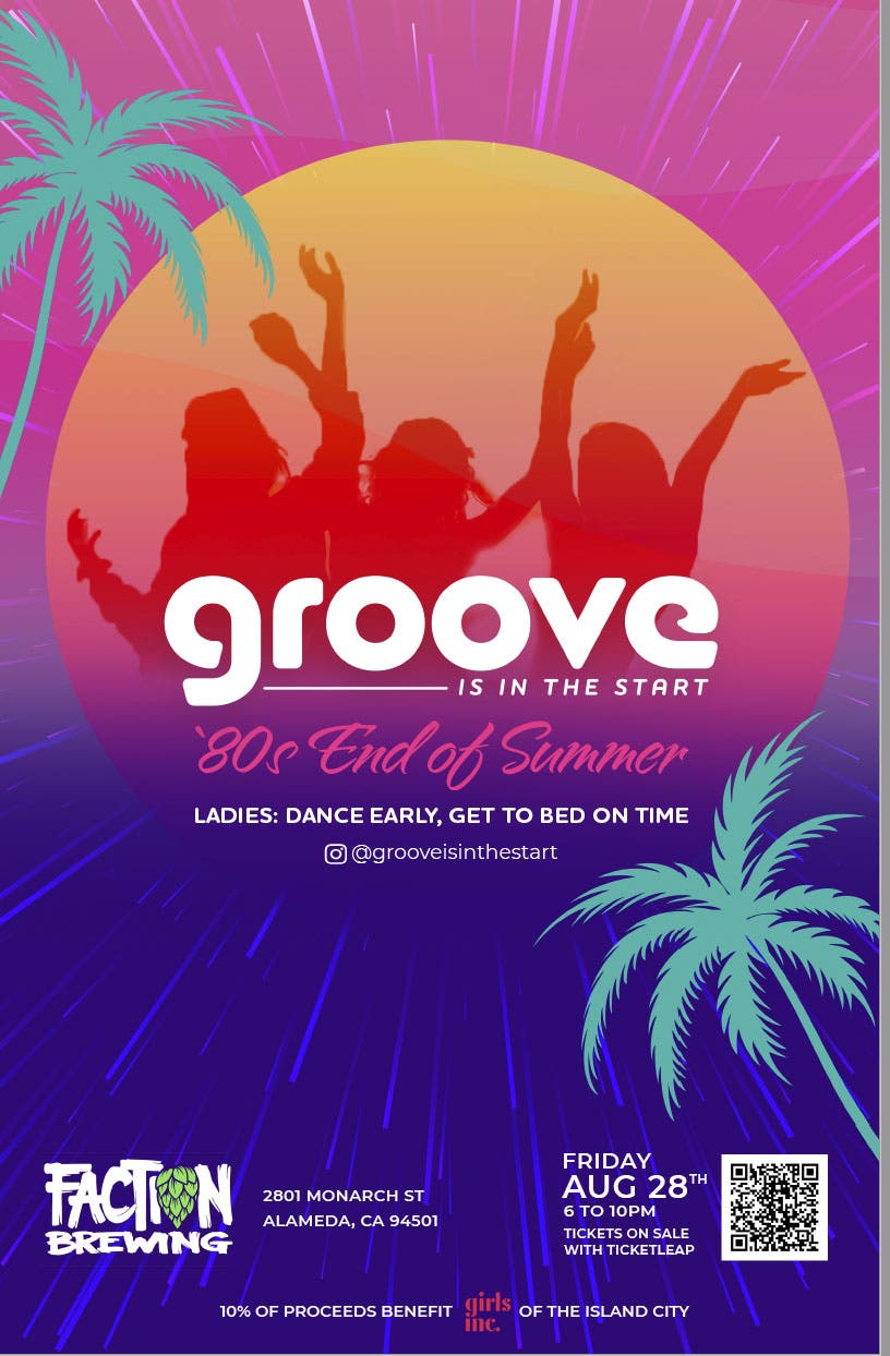 Groove Is In The Start: '80s End of Summer!