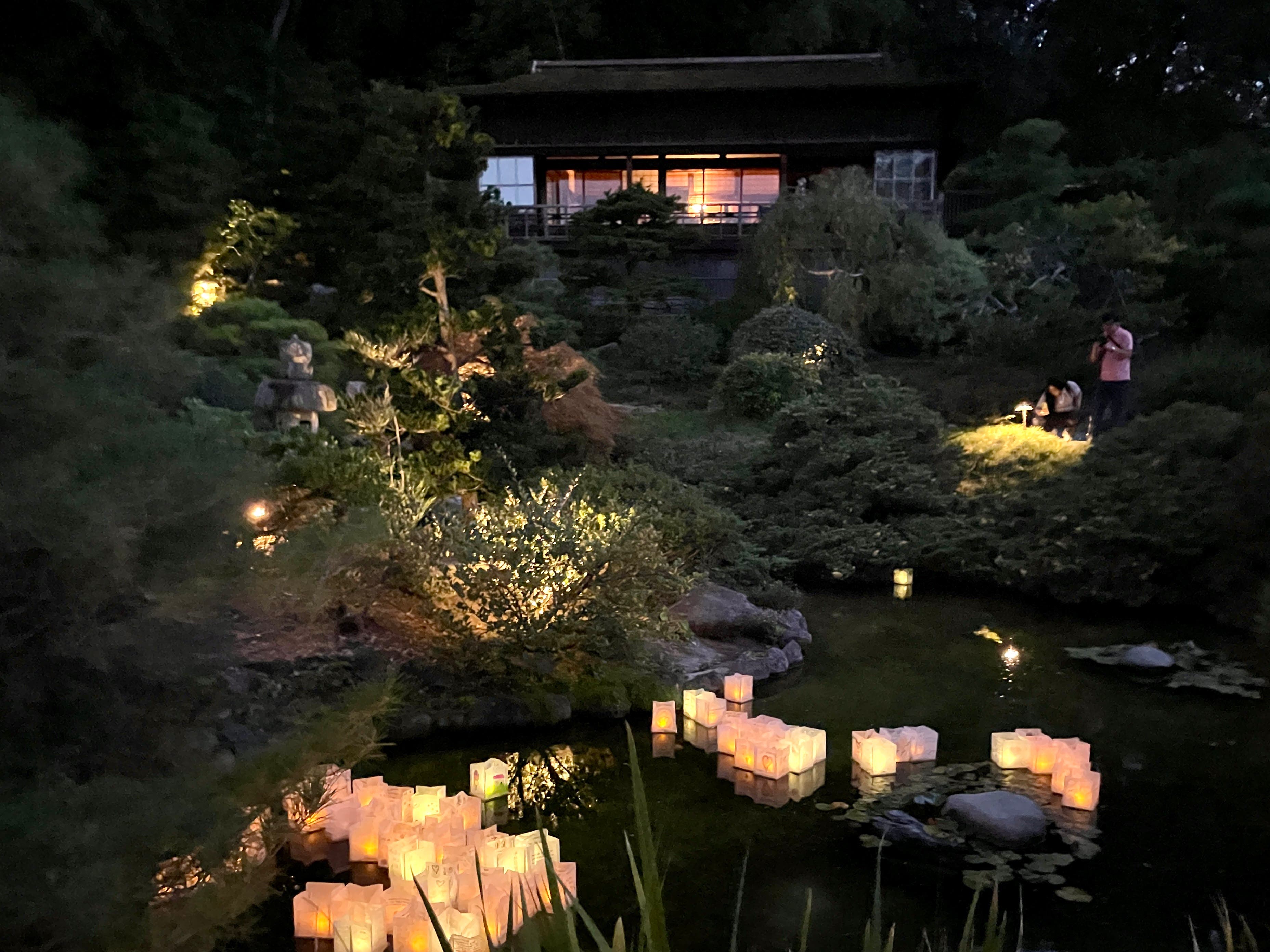 Tōrō Nagashi - Floating Lanterns Ceremony