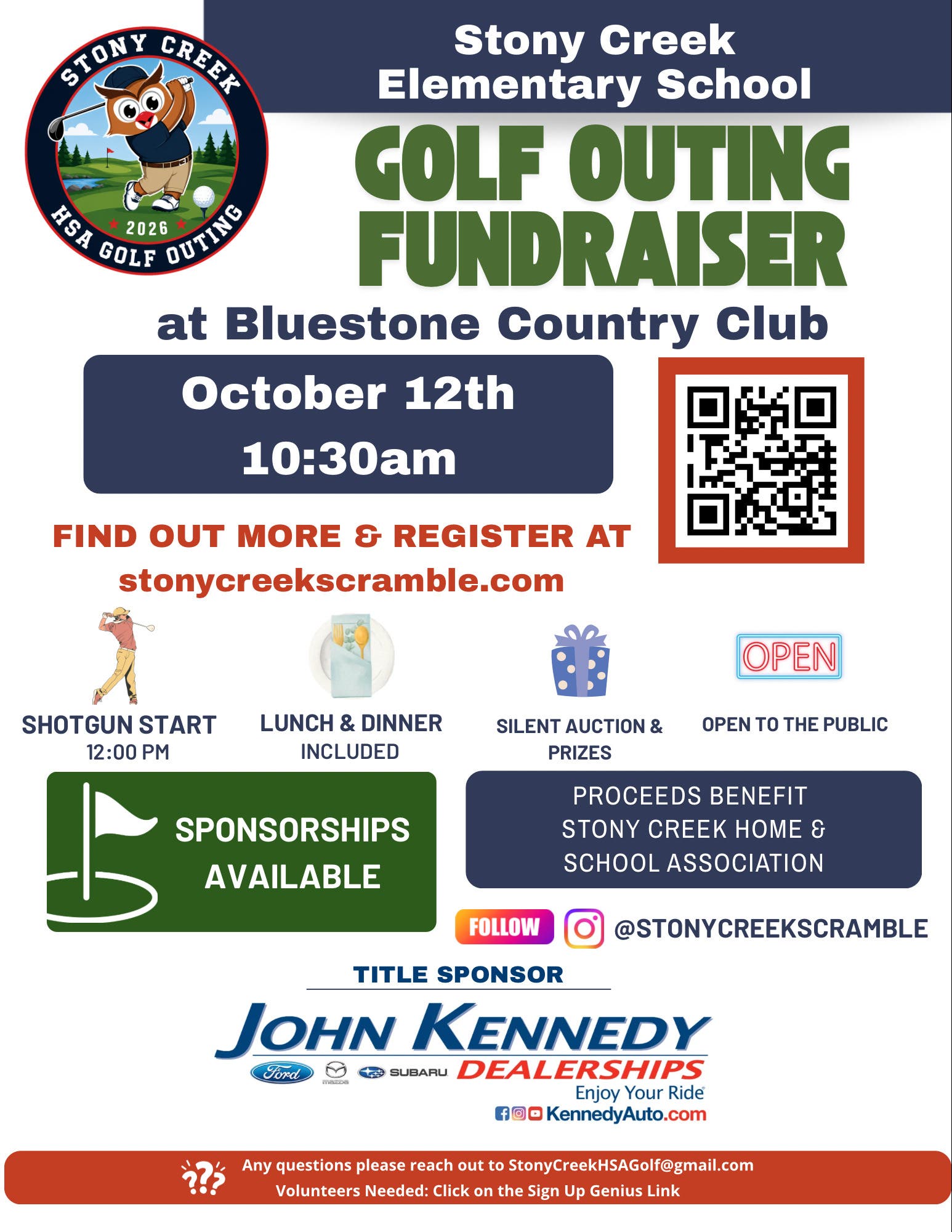 Stony Creek Elementary School Golf Outing Fundraiser