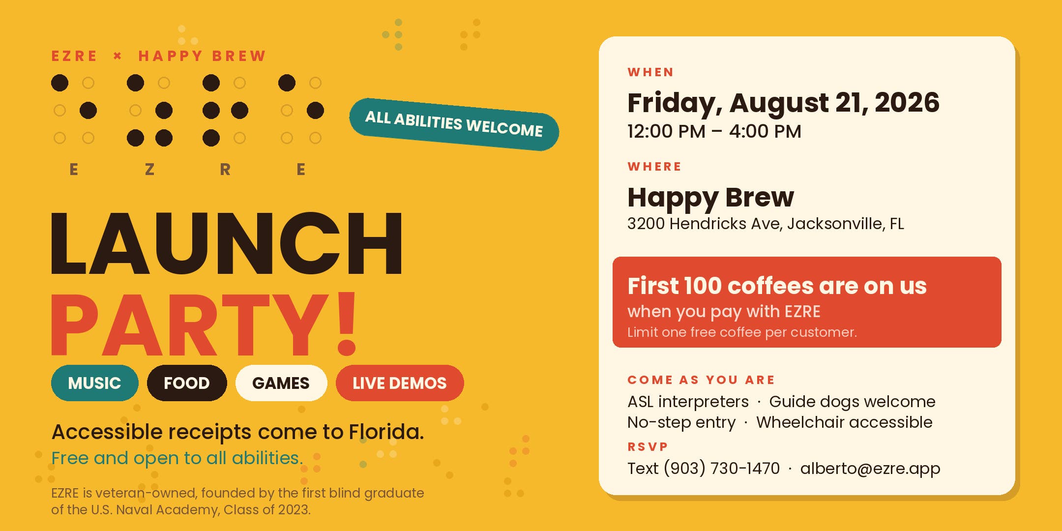 Ezre X Happy Brew Launch Party!
