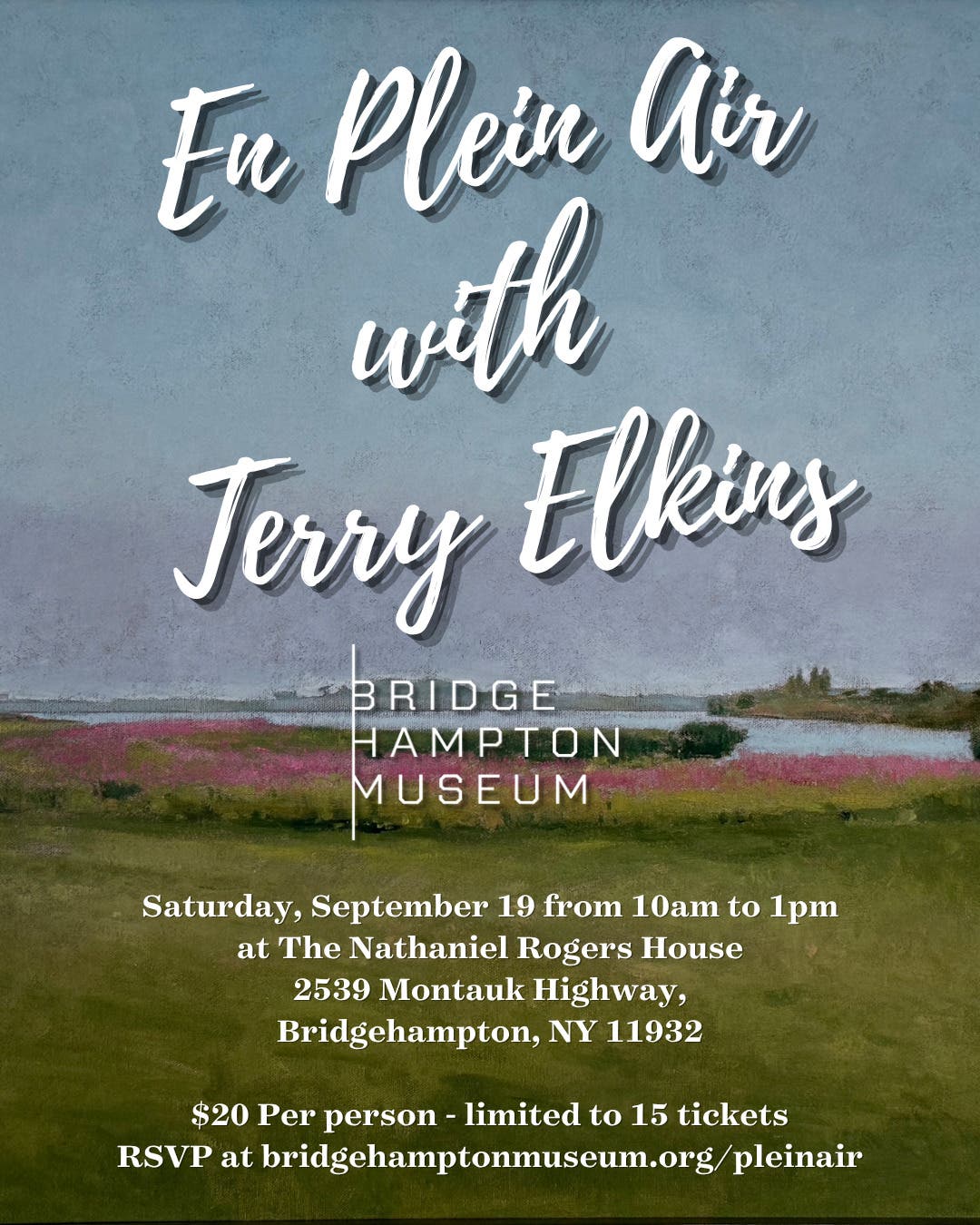 En Plein Air with Terry Elkins at The Nathaniel Rogers House