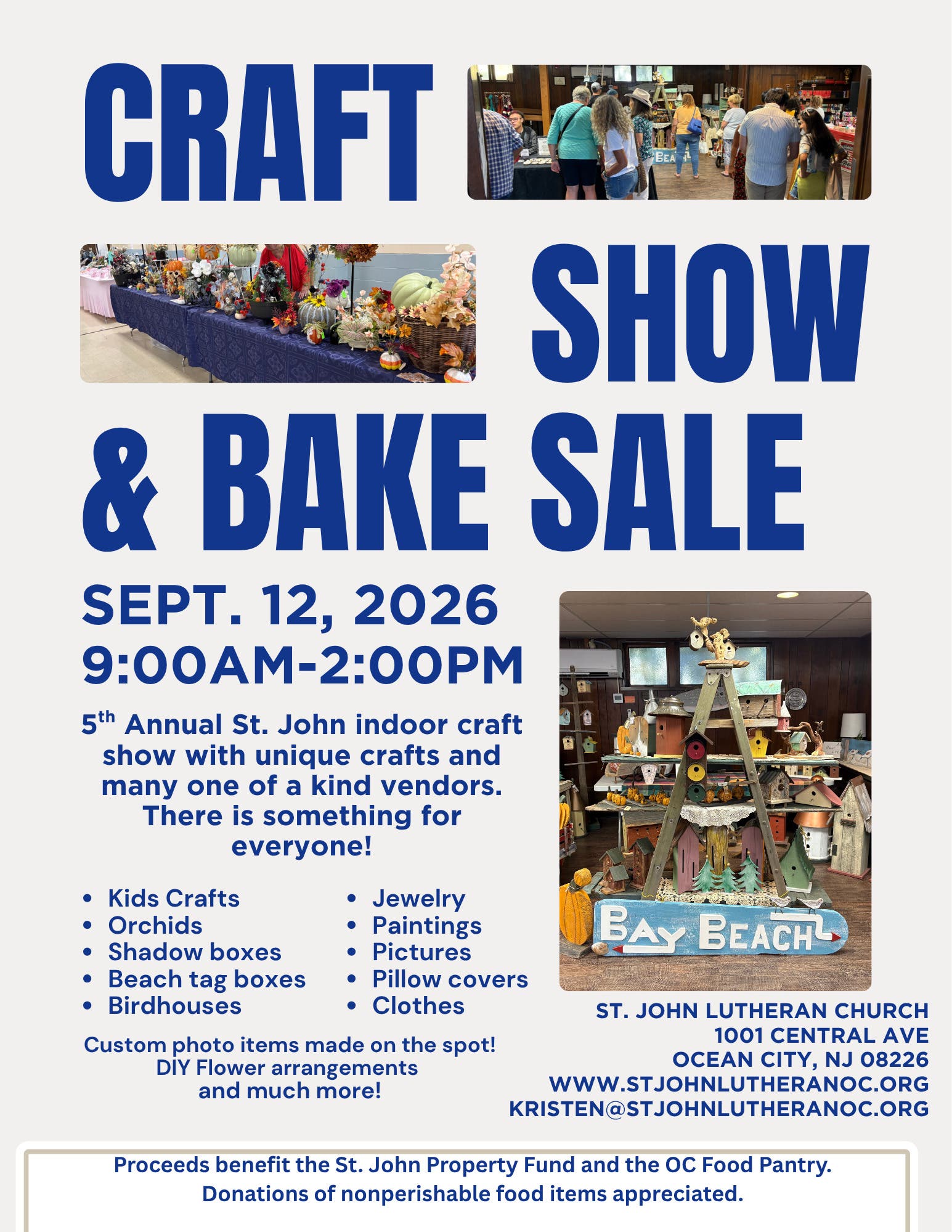 St. John Craft Show & Bake Sale