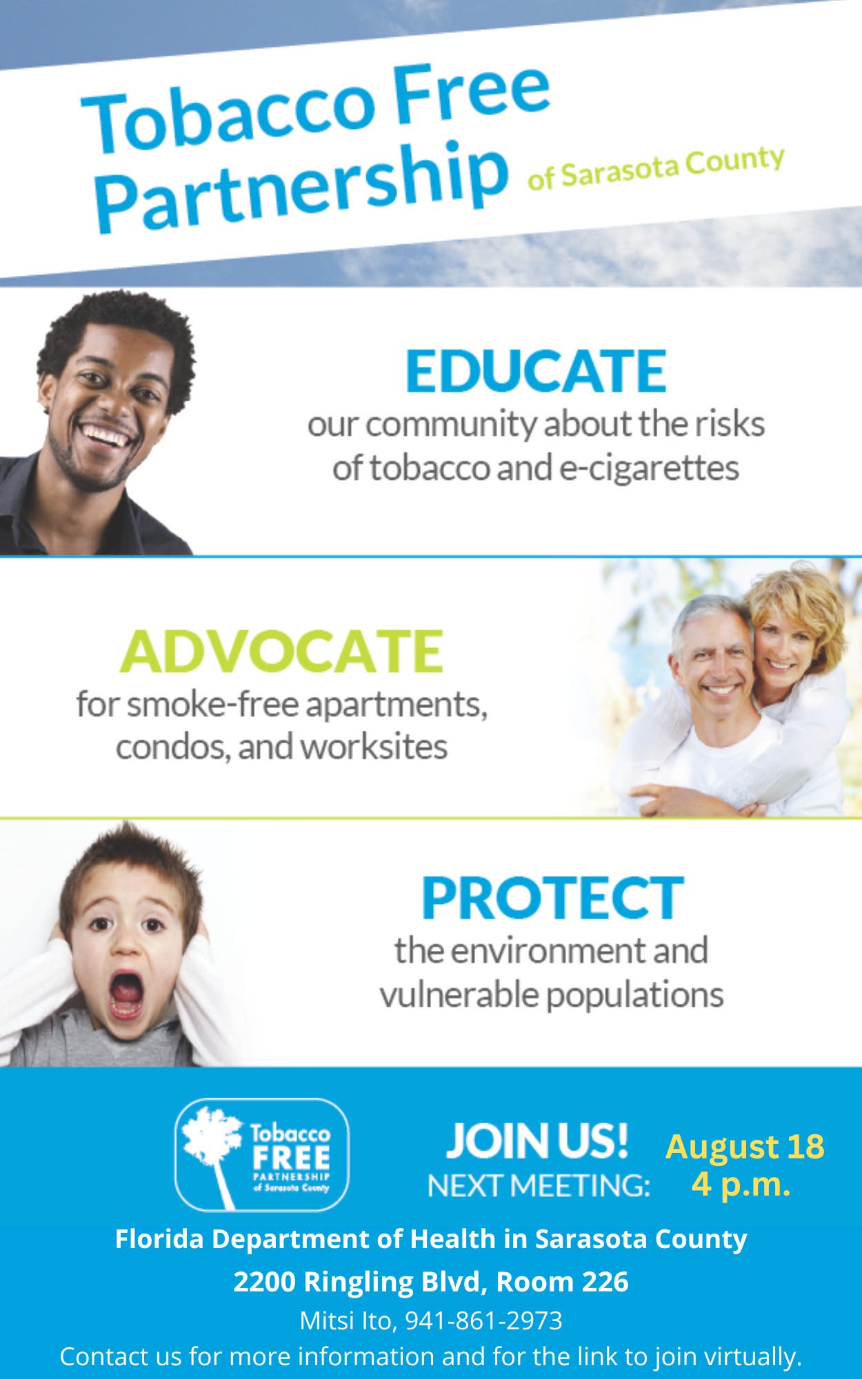 Bimonthly Tobacco Free Partnership Meeting