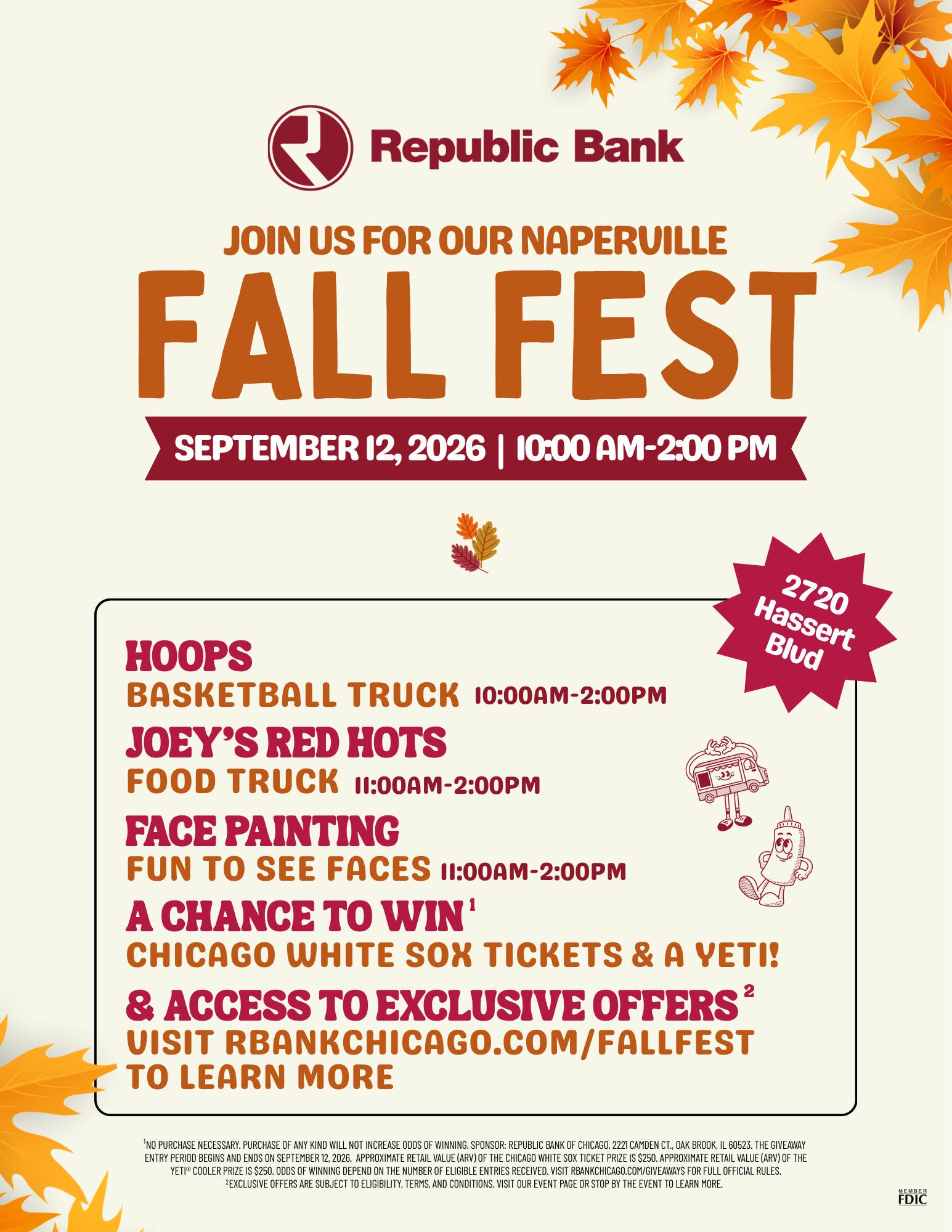 Republic Bank of Chicago's Naperville Fall Fest