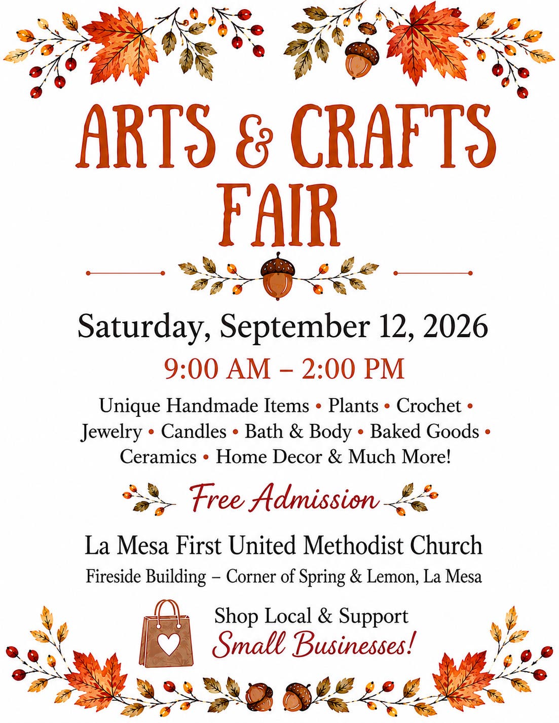 Arts & Crafts Fair