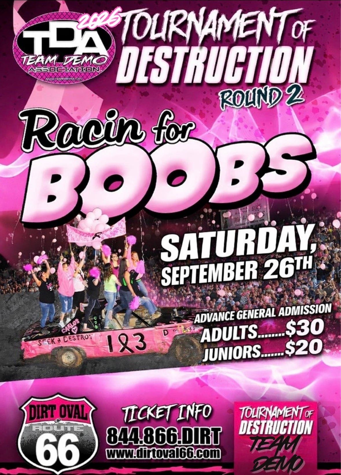 Race For Boobs Team Demo Derby @Dirt Oval 66