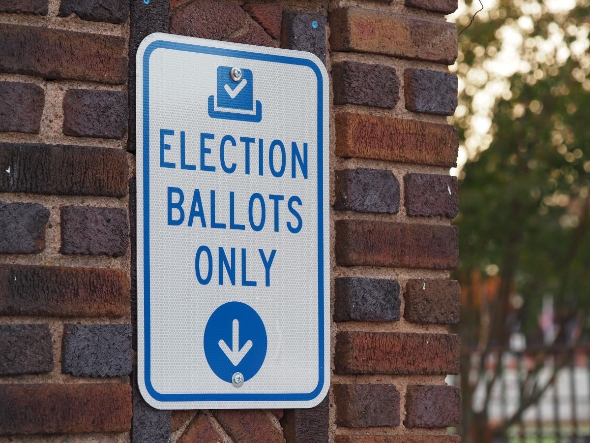 Westwood voters can return mail-in ballots at a secure drop box in town.