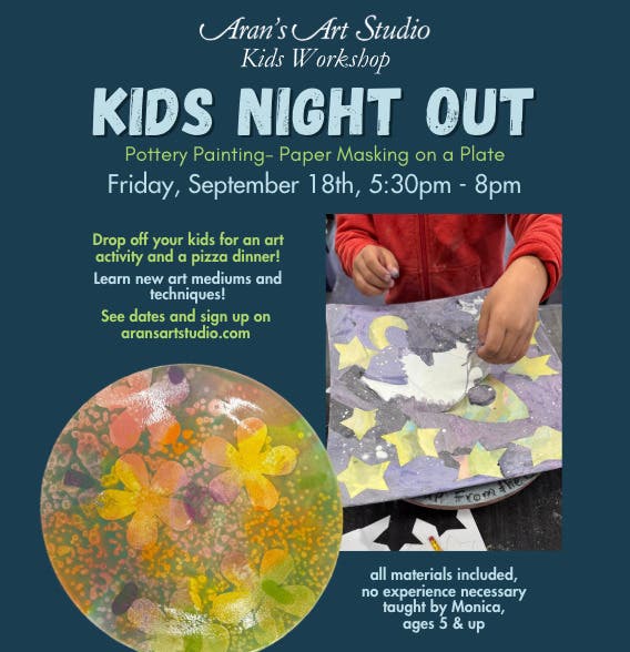 Kids Night Out: Pottery Painting