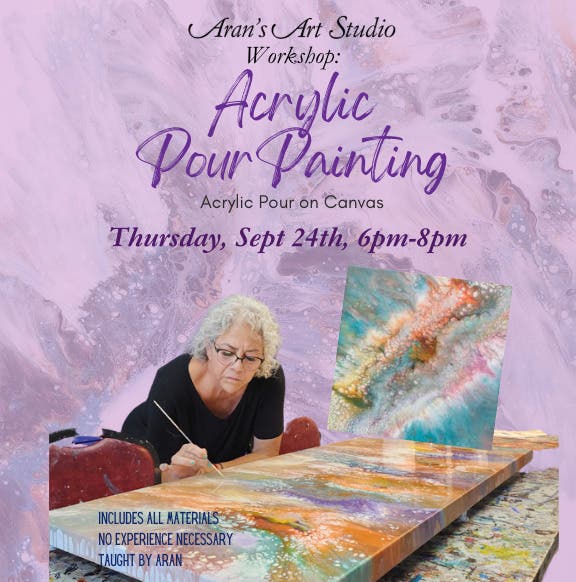 Acrylic Pour Painting Workshop