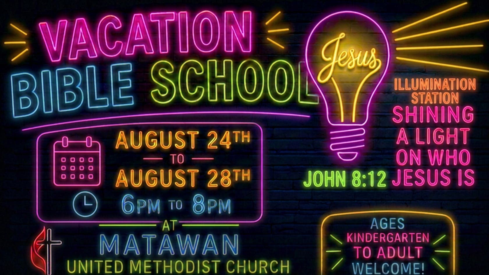 MUMC Vacation Bible School ✨ ILLUMINATION STATION ✨