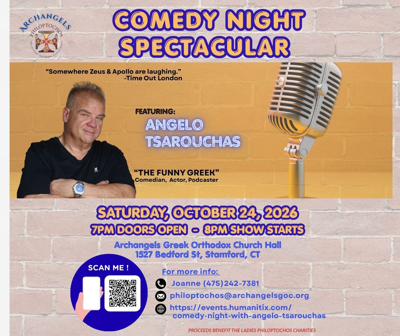 Comedy Night Spectacular Featuring Angelo Tsarouchas