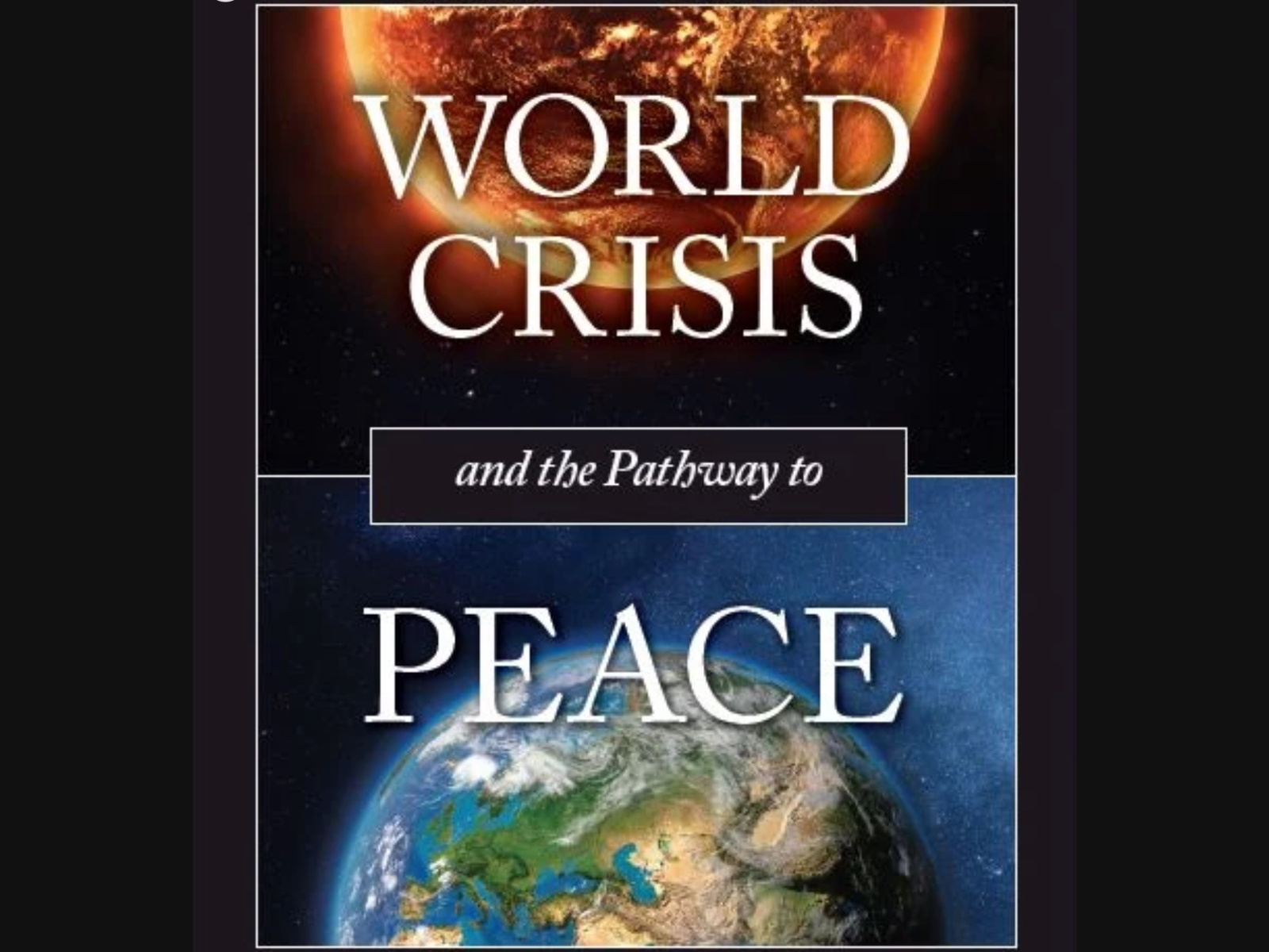 An appeal for peace and justice from His Holiness Hazrat Mirza Masroor Ahmad, Worldwide Head of the Ahmadiyya Muslim Community