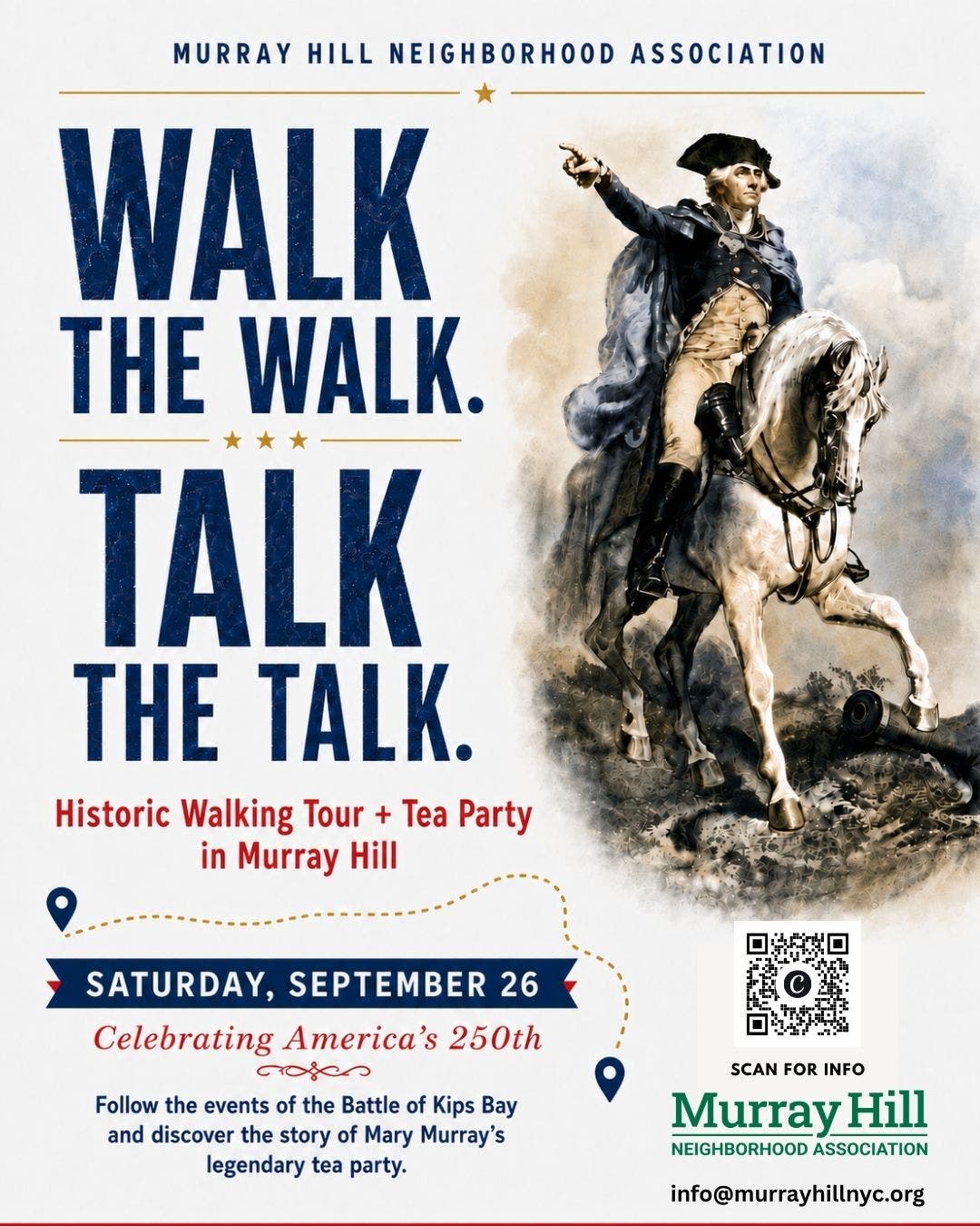 Historic Murray Hill Walking Tour + Tea Party Celebrating America's 250th