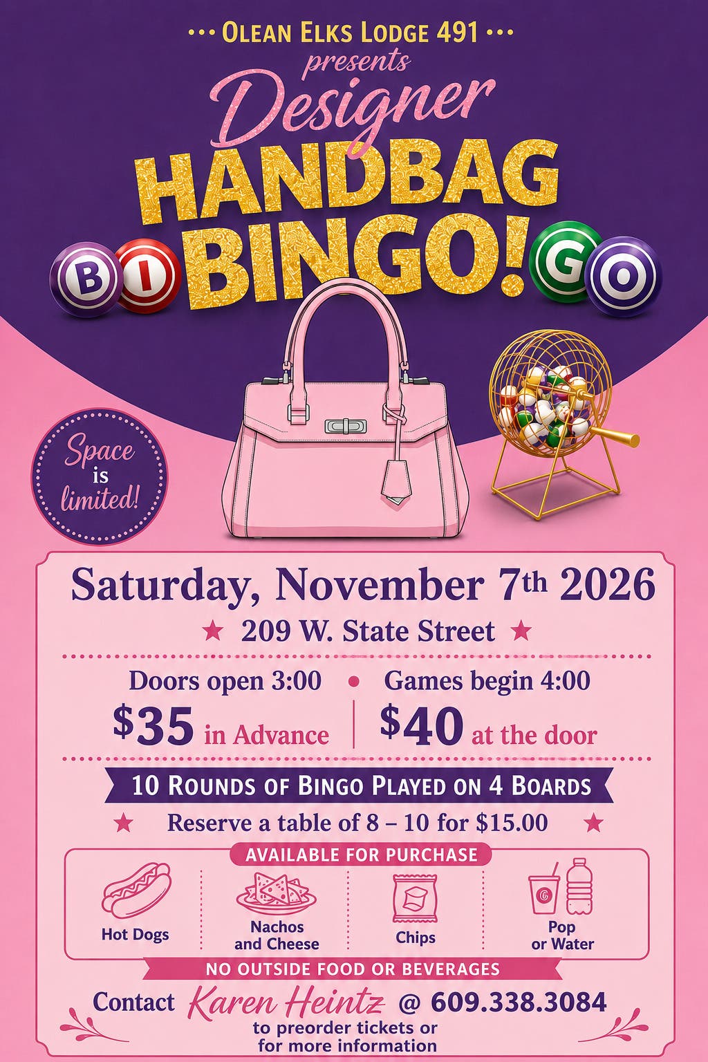 Designer Handbag Bingo!