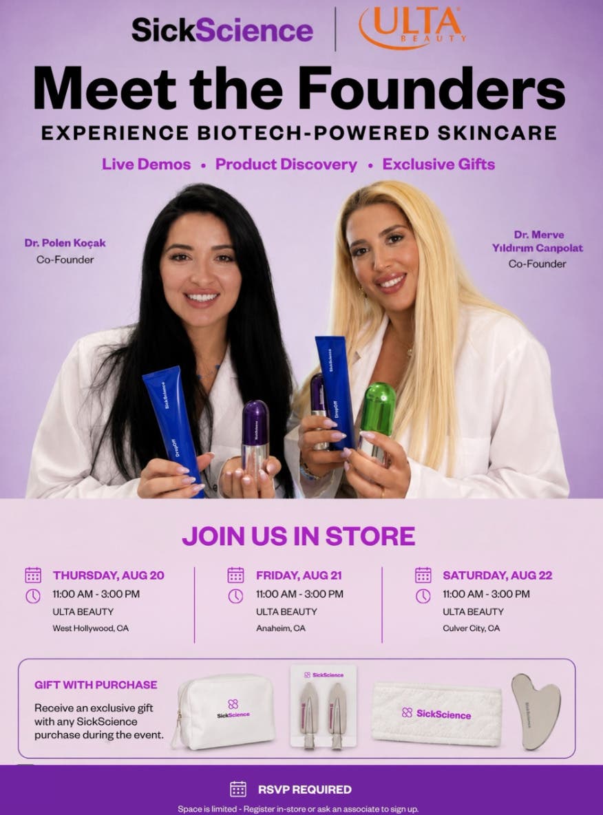 Meet the Founders of SickScience at Ulta Beauty!
