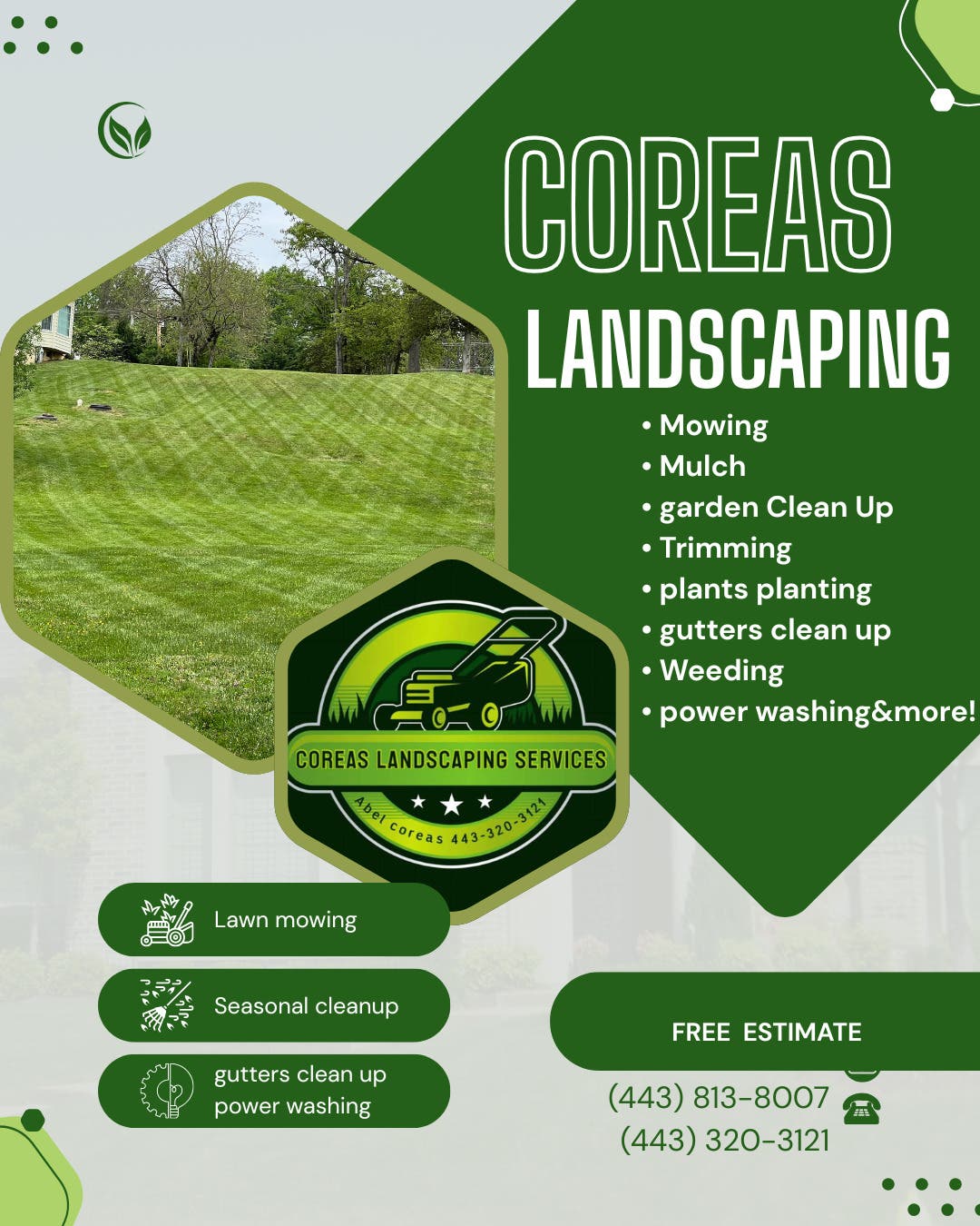 Coreas landscaping services 