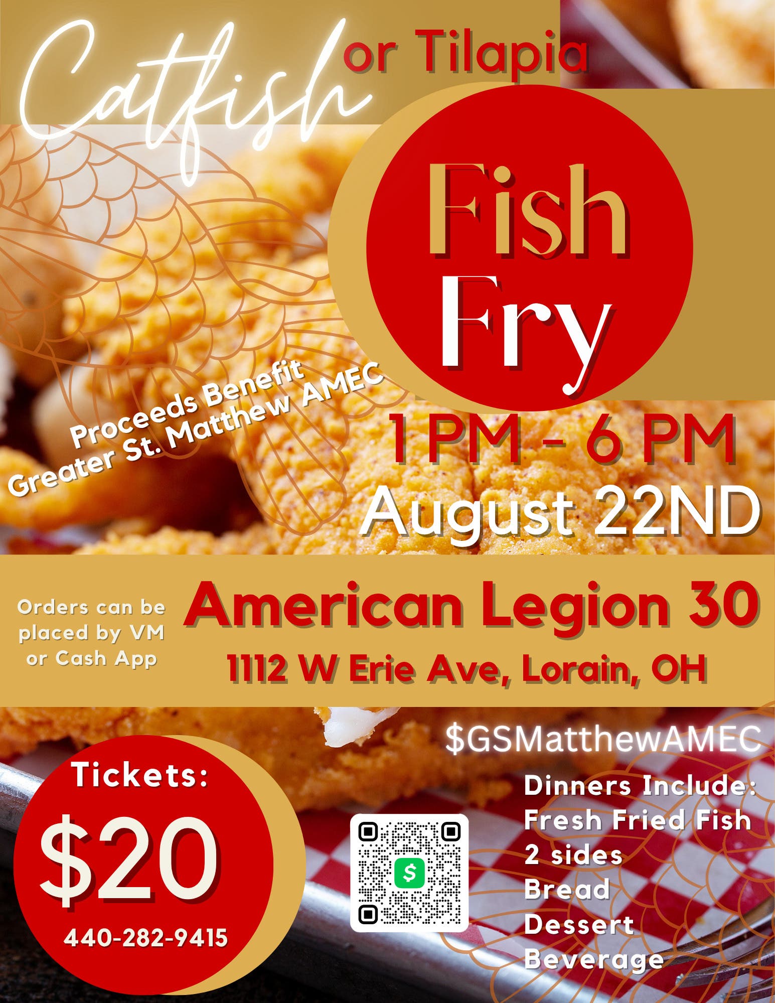 Catfish or Tilapia Fish Fry