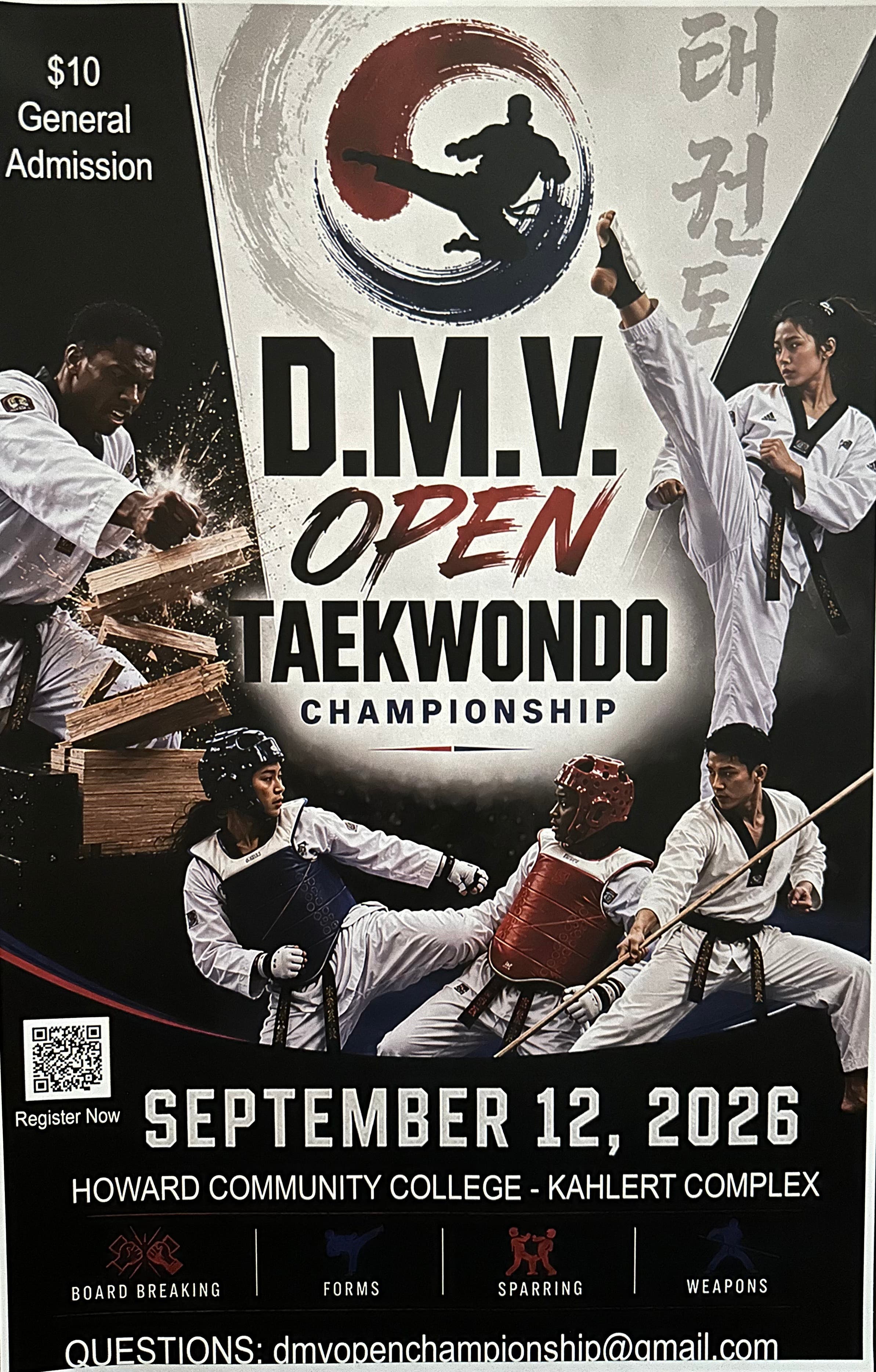 DMV Open Taekwondo Tournament 2026