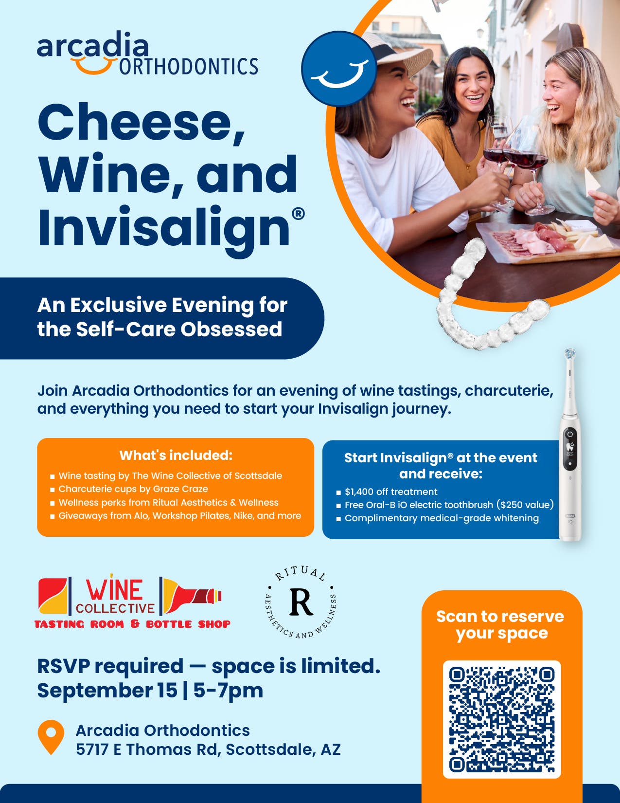 Cheese, Wine, and Invisalign!