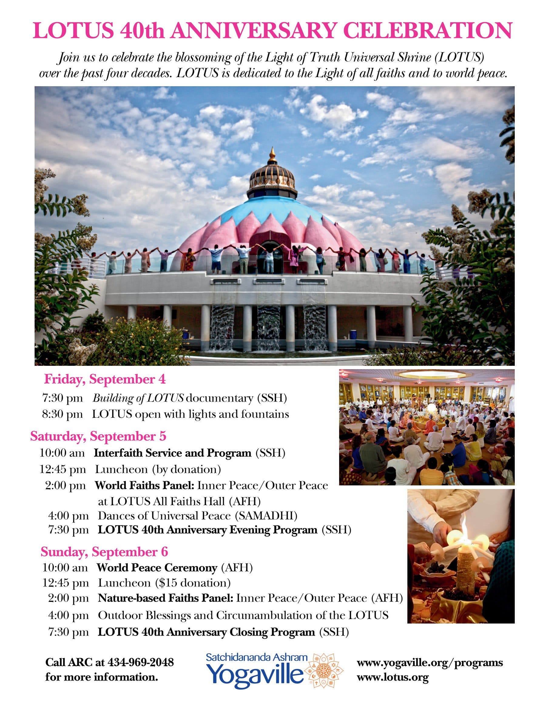 Light of Truth Universal Shrine (LOTUS) 40th Anniversary Celebration