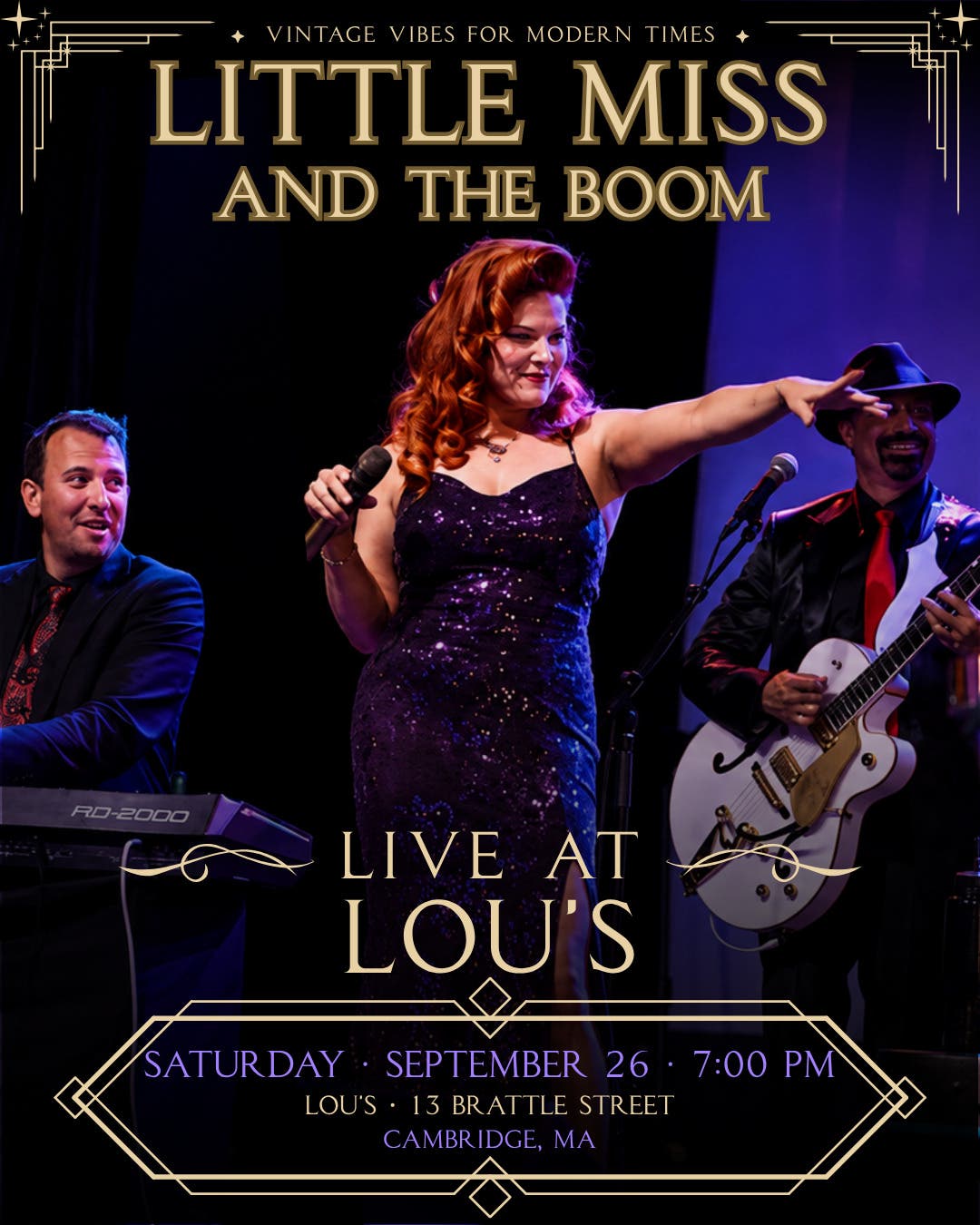 Little Miss and The Boom Live at Lou's
