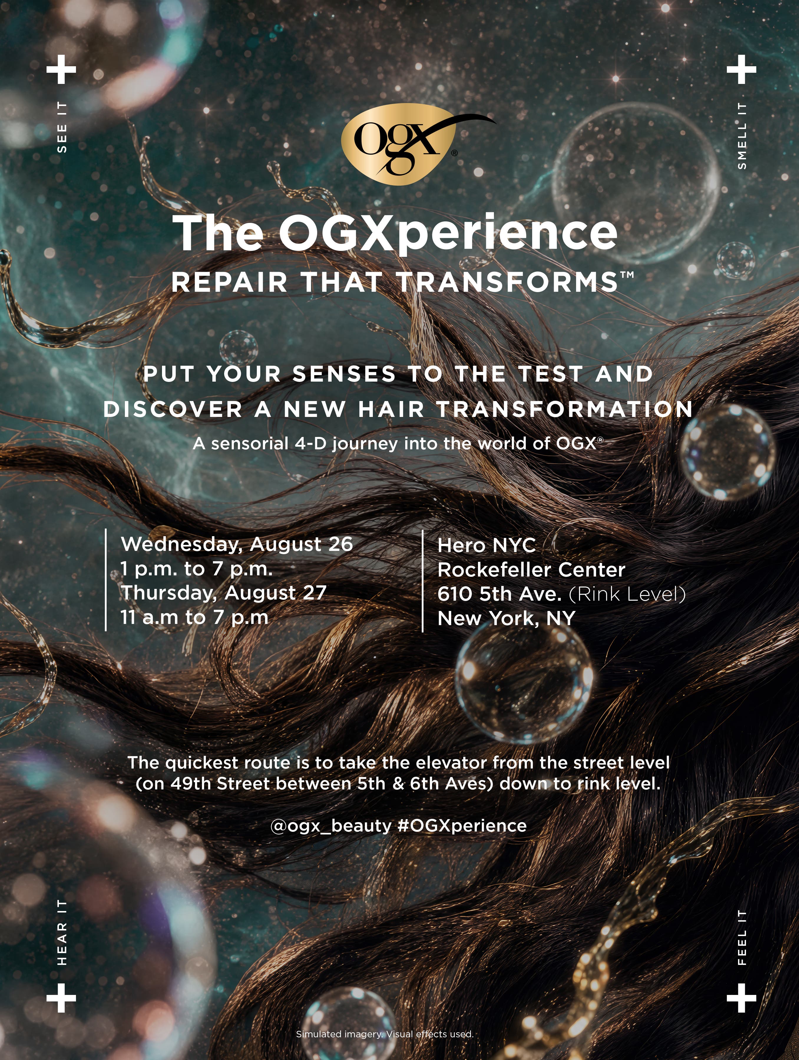 The OGXperience: See. Smell. Hear. Touch. Repair.