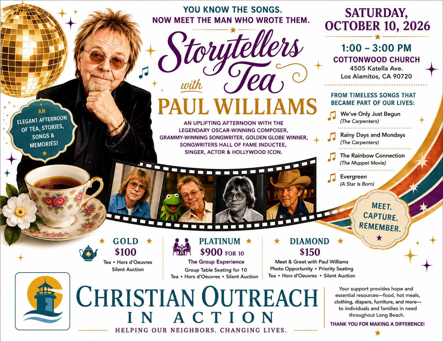 Storytellers Tea with Paul Williams